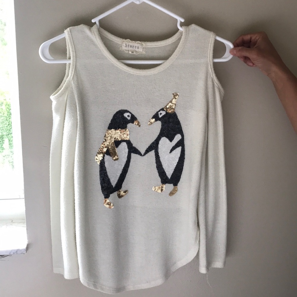 girls size 10 long sleeve sweater